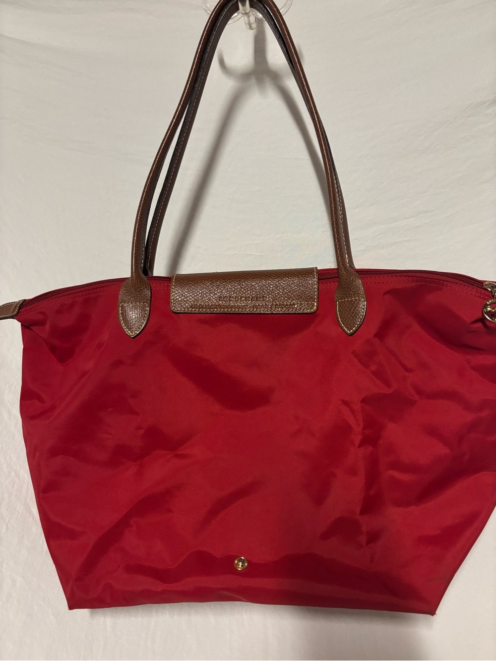 Longchamp LePliage Large Red Tote - Picture 5 of 15